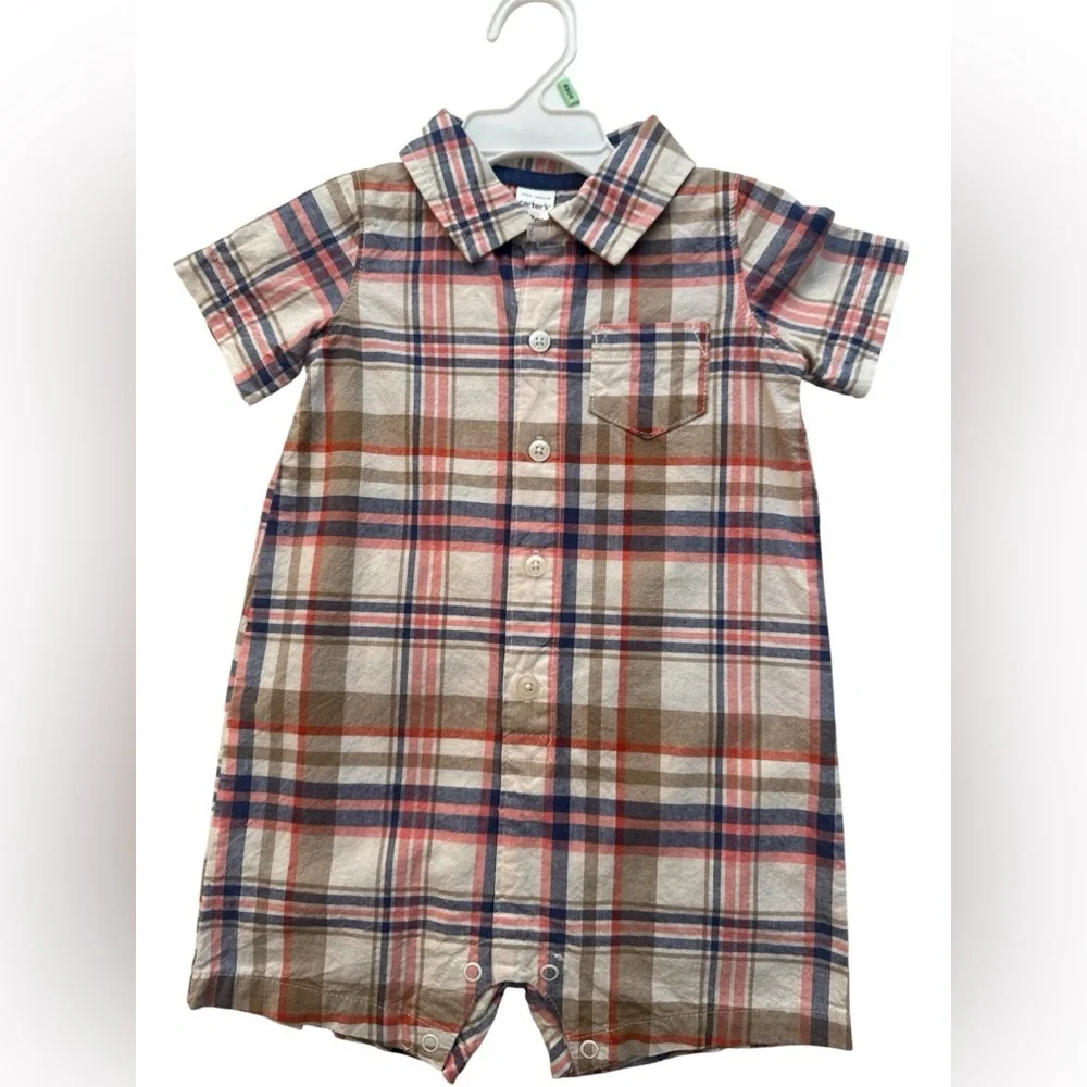 Carter's Plaid One Piece size 18months new